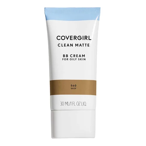 COVERGIRL - Crema BB mate limpia, sin aceite, de larga duración, piel sensible, ligera, 100% libre de crueldad animal