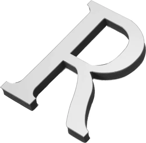 Vista 16 de PATIKIL Adhesivos de pared de acrílico 3D con letras A, autoadhesivas, para decoración del hogar, letrero artístico, para bricolaje, decoración