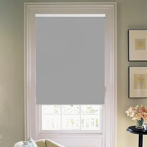Vista 2 de Joydeco Persianas enrollables opacas sin cordón para oscurecer la habitación, persianas enrolladas con sistema de resorte, protección UV, persianas