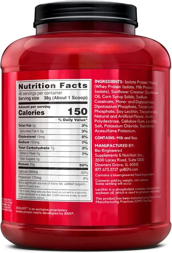 Vista 30 de BSN SYNTHA-6 - Proteína aislada en polvo, proteína de mantequilla de maní en polvo con aislado de proteína de suero, aislado de proteína de leche
