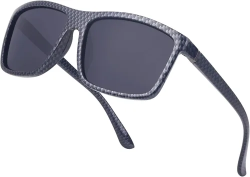 Vista 16 de NIEEPA Gafas de sol polarizadas deportivas para hombre, gafas de marco cuadrado NP1007