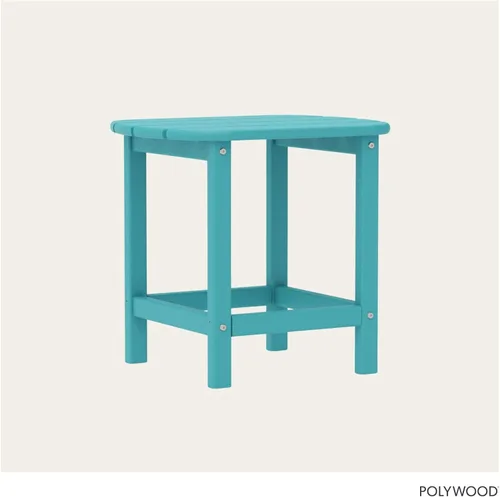 Vista 5 de POLYWOOD SBT18AR South Beach - Mesa auxiliar para exteriores de 18 pulgadas, Aruba