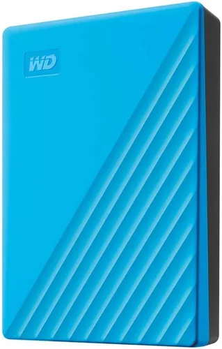 Vista 20 de WD 2TB My Passport, Disco duro externo portátil, azul, software de respaldo con defensa contra ransomware y protección con contraseña, compatible