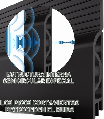 Vista 3 de Tapón de puerta para parte inferior de la puerta, burlete para sellar puerta, bloqueador de huecos de puerta, aislamiento de aire frío