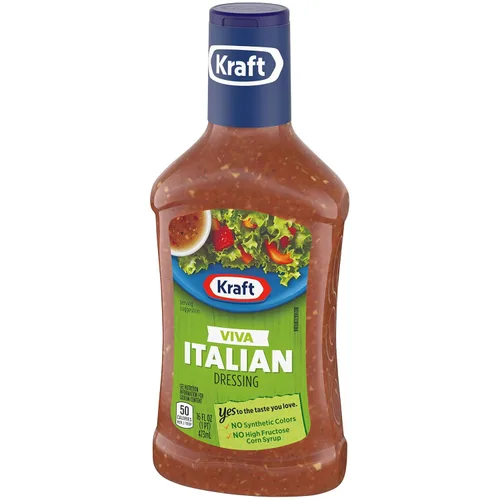 Vista 11 de Kraft Viva - Aderezo italiano, botella de 16 onzas líquidas