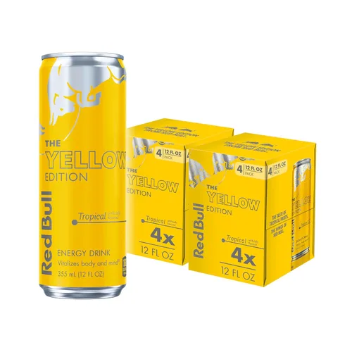 Vista 67 de Red Bull - Bebida energética, edición de coco, 8.4 onzas líquidas, paquete de 4, 33.6 onzas líquidas