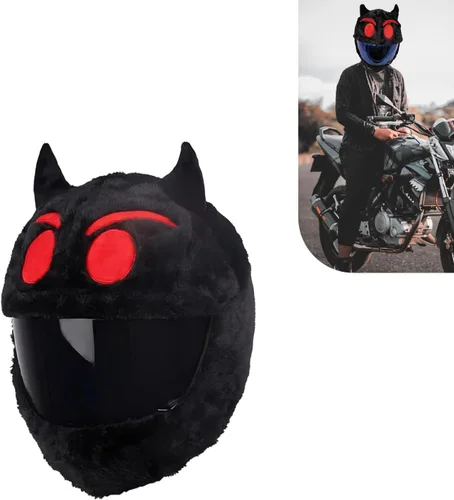 Vista 8 de Funda para Casco de Motocicleta de Cara Completa, Cubierta Protectora para Equipo de Cabeza de Motocicleta Resistente a Rayones, Decoración de Casco