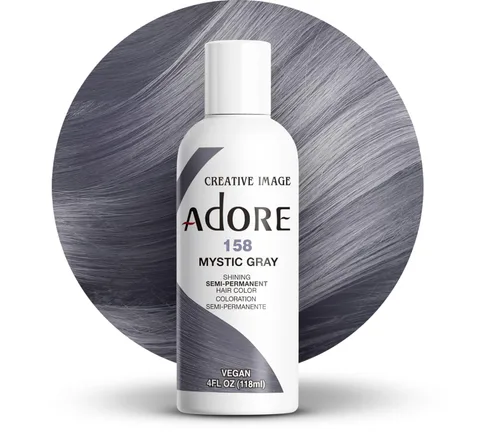 Vista 124 de Adore Tinte semipermanente morado para el cabello, vegano y libre de crueldad, 4 onzas líquidas, 090 Lavender (paquete de 1)
