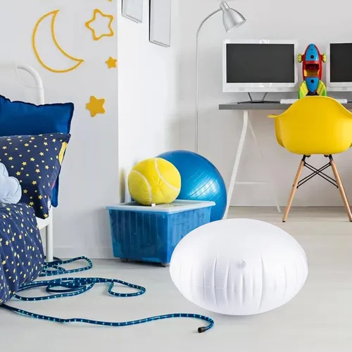 Vista 2 de 2 piezas de repuesto para silla de cápsula para niños, cojines de repuesto para hamaca de columpio, hamaca de 27.5 pulgadas, cojines inflables PVS