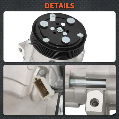 Vista 4 de labwork Compresor de CA con embrague de CA CO 101640C Reemplazo para Escape 3.0L 2001-2007 Reemplazo para Mazda Tribute 3.0L 2001-2006