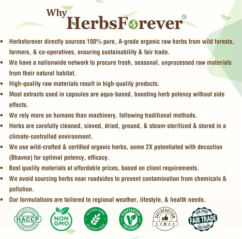 Vista 8 de Herbsforever Gurmar Cápsulas – Gymnema Sylvestre – Suplemento herbario – 90 cápsulas (paquete de 2)