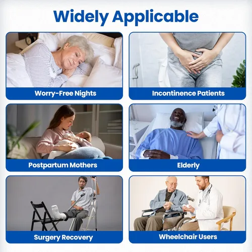 Vista 6 de Pantalón de cobertura para incontinencia unisex impermeable tipo pull-on. A prueba de fugas - Lavable - Sin calor, usar con pañal, protector