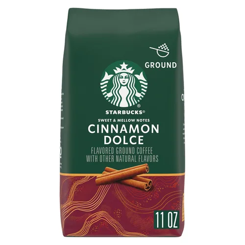 Vista 24 de Starbucks Café molido, café caliente o helado con sabor, caramelo, 11 oz