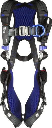 3M 1140137 DBI-SALA ExoFit X300 - Arnés de escalada cómodo, protección contra caídas, OSHA, ANSI, industria general, anillo en D trasero y delantero