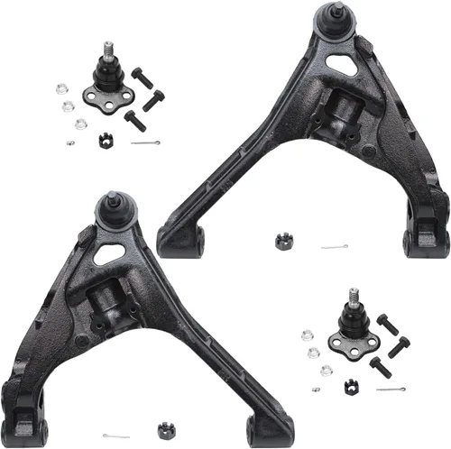 Vista 59 de Detroit Axle - Ejes de eje delantero izquierdo derecho CV + brazos de control delanteros inferiores de repuesto para Ford Focus 2000-2004 - Juego
