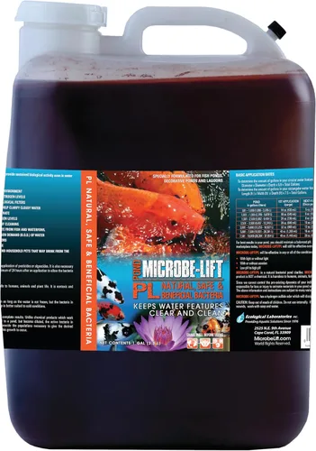 Vista 8 de Eco Labs 971047 10PLG4. Microbe Lift, líquido que reduce bacterias y crea un ambiente agradable para los peces. Un galón.