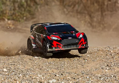 Vista 6 de Traxxas Ford Fiesta ST Rally 1/10 Escala 4X4 Coche de Rally