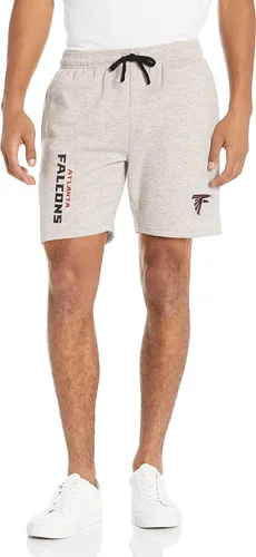 Vista 20 de FOCO NFL Mens NFL Team Logo Gray Wordmark Fleece Shorts