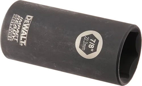 Vista 12 de DEWALT DW2294 Dado Profundo IMPACT READY de 1 Pulgada para Impulsor de 3/8 Pulgadas