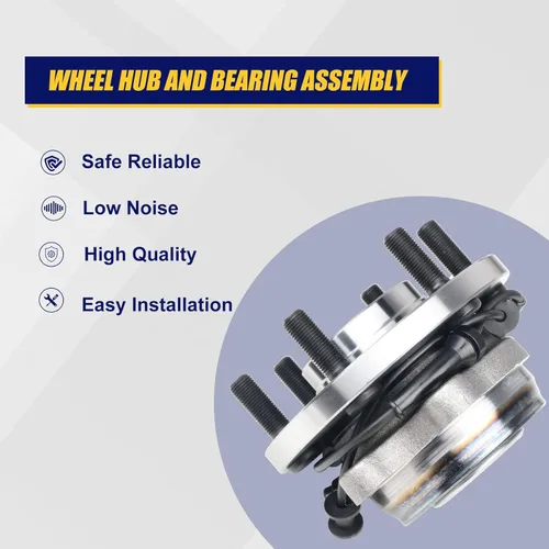 Vista 2 de KUSATEC 515065 Conjunto de cubo de rodamiento de rueda delantera, paquete de 2 para Nissan Frontier 2005-2017 Pathfinder 2005-2012 Xterra 2005-2015