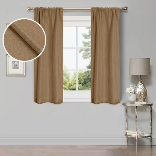 Vista 7 de Superior Cortinas opacas, oscurecimiento de habitación, dormitorio, cortinas, cocina, detalles de ventana de sala de estar, bloqueo solar, térmico