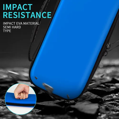 Vista 4 de DLseego Carrying Case for Nintendo Switch Lite, Newest Design Portable Travel Carrying Case 4 in 1 Accessories Kit with 1 Pcs Glitter Case, 2 Pcs