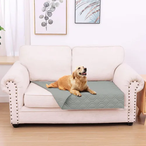 Vista 146 de hyha - Manta impermeable para cama de perro, mantas suaves para mascotas, funda impermeable para sofá para perros, fundas reversibles lavables