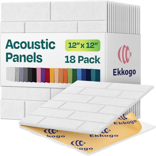 Vista 53 de Paneles acústicos de alta densidad para amortiguar sonidos, forma hexagonal, paquete de 12 unidades de 14" x 12.1" x 0.4", color turquesa océano