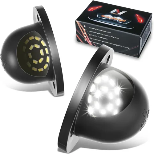 Vista 8 de PT-ZTL-9064 - Par de luces LED de carcasa negra con lente transparente compatible con Cadillac CTS Sedan 08-10