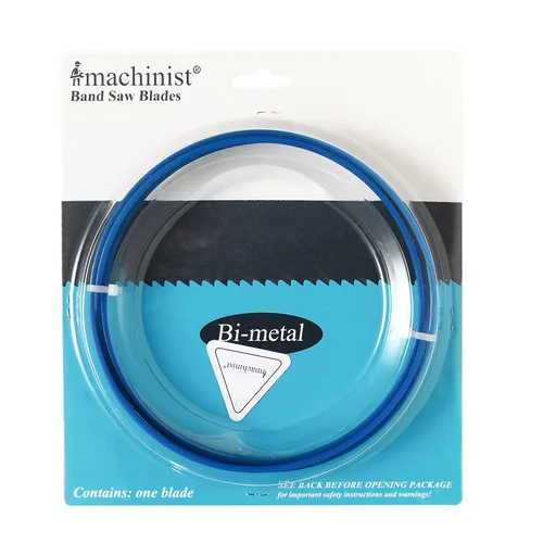 Imachinist S6412121418 Hojas de sierra bimetálicas de banda 64-1/2 "x 1/2" X 14/18tpi para cortar dientes variables de metal ferroso suave