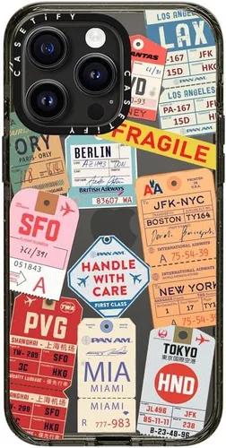 Vista 4 de CASETiFY Funda Impact para iPhone 15 Pro Max 4 veces probada contra caídas de grado militar, protección contra caídas de 8.2 pies Impresiones