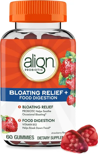 Align Probióticos, alivio de la hinchazón + digestión de alimentos, probióticos para mujeres y hombres, probióticos ayudan a calmar la hinchazón
