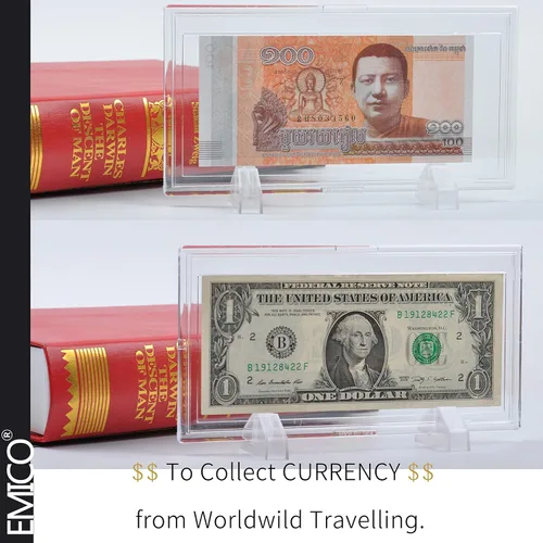 Vista 4 de PayandPack EMICO - Marco de lujo para papel fotográfico de moneda sólida para billetes regulares