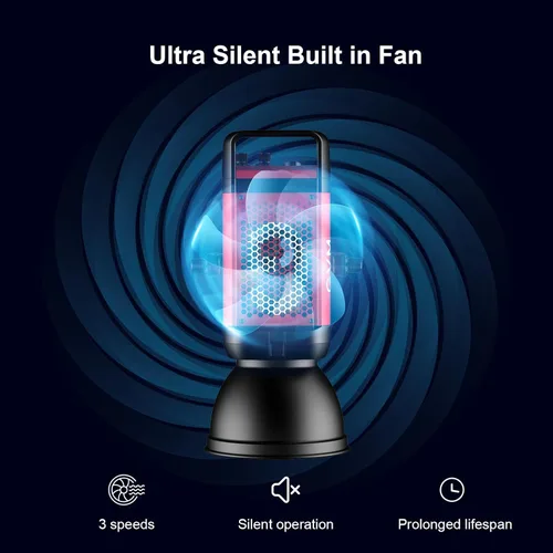 Vista 6 de GVM Kit de luz LED de video 65000Lux/m, luces de estudio de 300 W con caja de luz de linterna, iluminación de video regulable de 2700-6800K