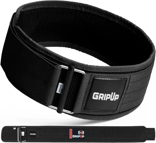 Cinturón de levantamiento de pesas con bloqueo automático de 4 pulgadas, hebilla ajustable para fitness, levantamiento de pesas, levantamiento de