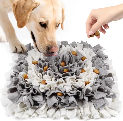 Vista 8 de LIVEKEY Tapete para olfatear mascotas para perros, tapete de alimentación para perros, tapetes de entrenamiento de nariz para forrajear instinto