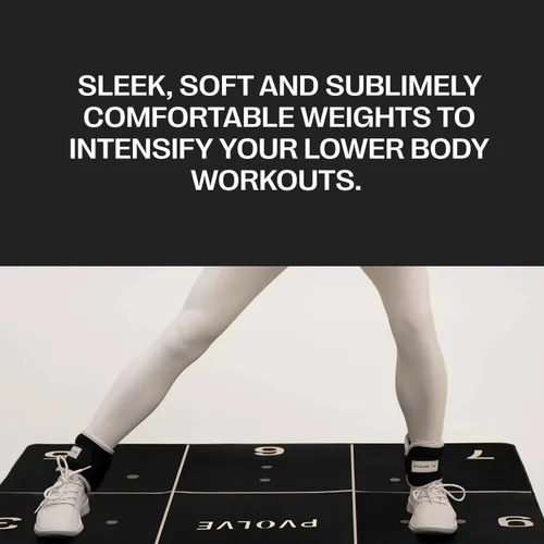 Vista 3 de Pvolve Adjustable Ankle Weights for Men & Women, Wrist or Ankle Weights, Tone and Sculpt Your Body, Legs & Core, Used for at Home Workouts, Walking