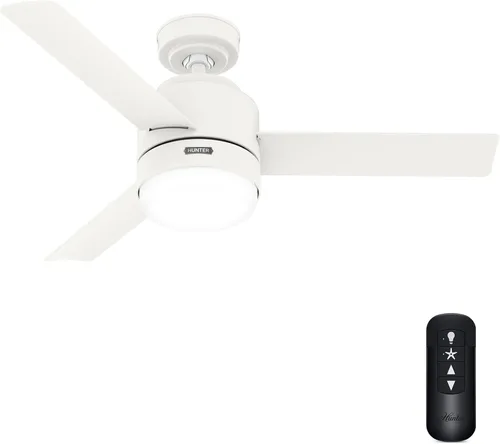 Vista 10 de Hunter Fan Company 51844 Gilmour - Ventilador de techo, color negro mate