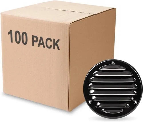 Vista 11 de Cubierta para salida de ventilación – Ventilación redonda de Soffit – Rejilla de ventilación – Cubierta de rejilla – Malla mosquitera integrada