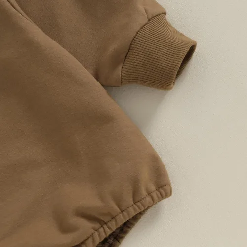 Vista 6 de MERSARIPHY Sudadera de fútbol para bebé, traje de manga larga con letras divertidas, ropa de otoño e invierno