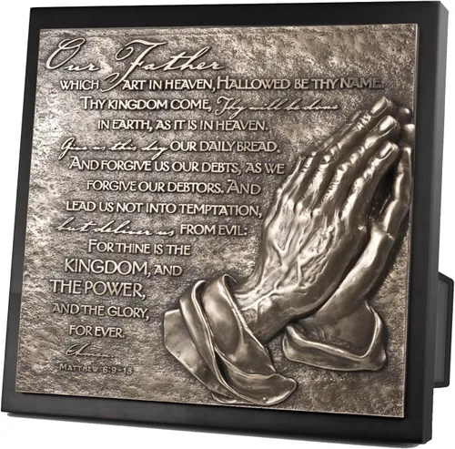 Vista 6 de Lighthouse Christian Products Trust - Brújula de placa de escultura de piedra fundida, tono bronce martillado, 6.5 x 4.5 pulgadas