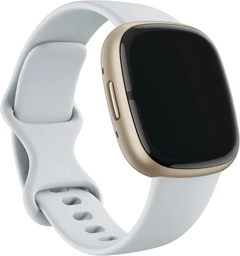 Vista 3 de Fitbit Infinity Band, 0.94 pulgadas de fijación, niebla azul, grande *Compatible con Sense 2, Sense, Versa 4 y Versa 3