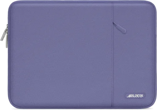 Vista 48 de MOSISO Funda vertical de poliéster con bolsillo para laptop de 13 pulgadas, para computadora MacBook Air M4, M3, M2 y M1 de 2025 a 2018 y Pro M2