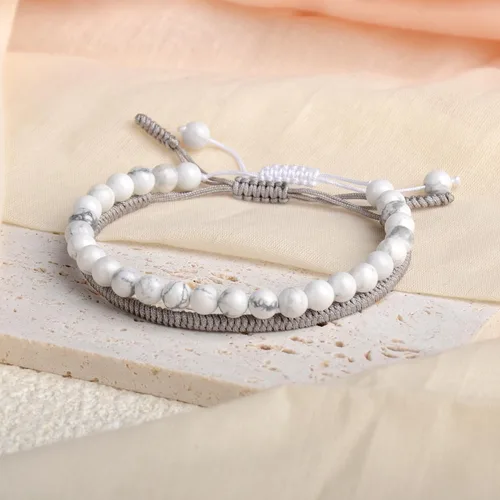 Vista 41 de LPBeads Pulsera de piedra natural hecha a mano de tamaño ajustable