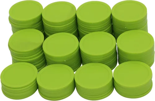 Vista 13 de Caja de 1.37 pulgadas de 120 monedas de conteo para fichas de póquer y monedas de juego (negro, 1.37 pulgadas)