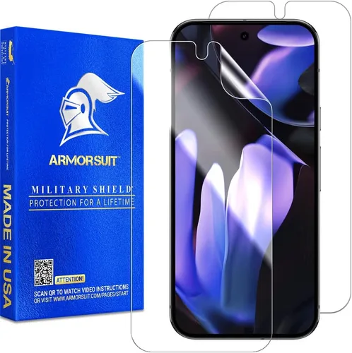 Vista 11 de ArmorSuit (2 Pack MilitaryShield Screen Protector Designed for Google Pixel 4 XL (6.3 Inch) Case Friendly Anti-Bubble HD Clear Film