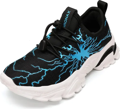 BRONAX LittleBig Boys Comfortable Graffiti Personality Tennis Shoes