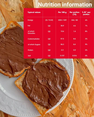 Vista 2 de AGADE MiniNutella Mini Cups: 20 paquetes de aperitivos individuales (0.52 onzas cada uno) + 20 cucharas envueltas individualmente, golosinas