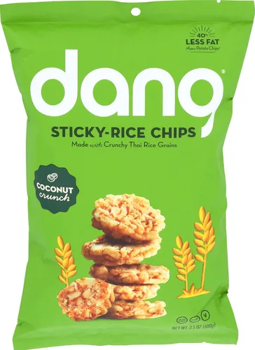 Dang Single - Porciones individuales de galletas de arroz, receta original, 24 unidades