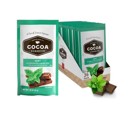 Vista 10 de Cocoa Classics Mezcla de Cacao Ártico Blanco, Chocolate Caliente, Hecho con Leche Sin Grasa, Solo Agrega Agua Caliente, Prepara Cacao Caliente